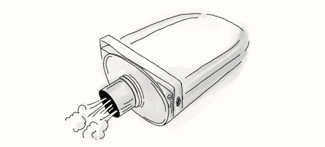 Bad feedback is like a noisy muffler