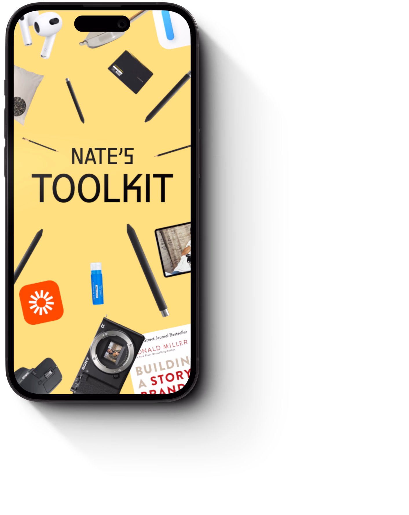 Nate's Toolkit on phone